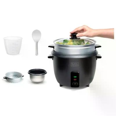 Black+Decker BXRC1800E Cuociriso 1,8 L 700 W Nero
