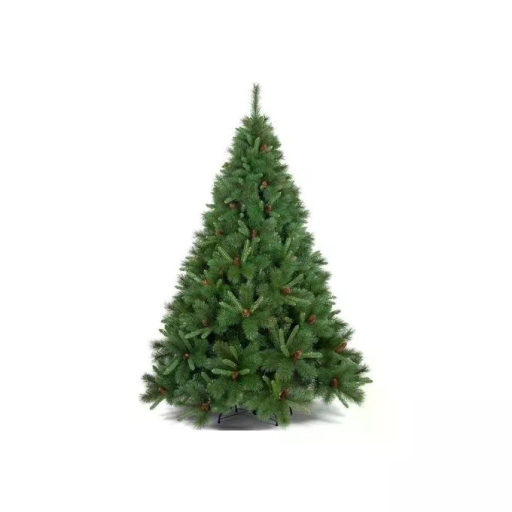 Amicasa Tarvisio Albero di Natale artificiale con pigne, 210 cm, verde Amicasa Tarvisio Albero di Natale artificiale con pigne, 210 cm, verde