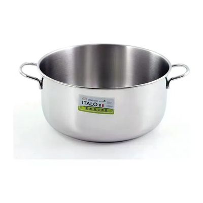 SACIM Casseruola fonda per induzione con 2 manici Italo cm.28
