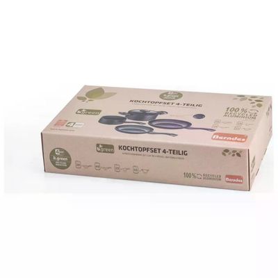 Berndes Batteria 5 Pezzi Alluminio Riciclato per Induzione Berndes Batteria 5 Pezzi Alluminio Riciclato per Induzione