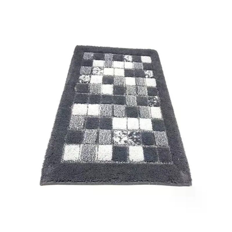 Manifattura Ferro Tappeto Bagno Mosaico Antracite 110 × 60 cm Manifattura Ferro Tappeto Bagno Mosaico Antracite 110 × 60 cm
