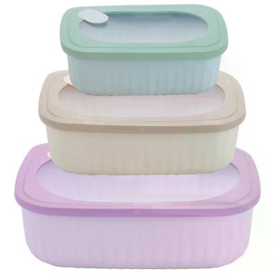 Pedrini Lillo – Set 3 contenitori rettangolari con coperchio