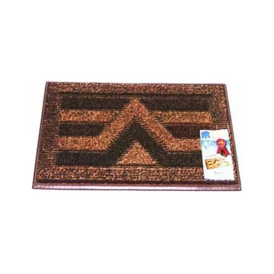 E-PLAST Strong – Tappeto da ingresso geometrico 50 × 80 cm