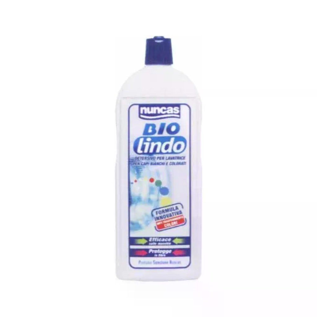 Nuncas Bio Lindo Detergente Liquido per Bucato 1 L Nuncas Bio Lindo Detergente Liquido per Bucato 1 L