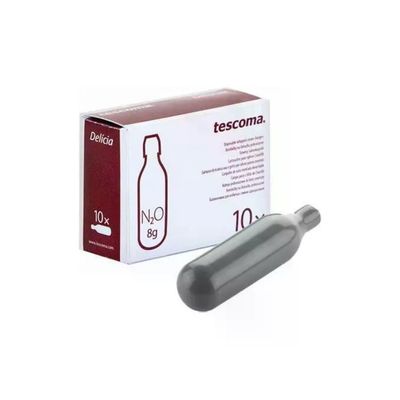 Tescoma Delícia – 10 cartucce per sifone panna, 8 g Tescoma Delícia – 10 cartucce per sifone panna, 8 g