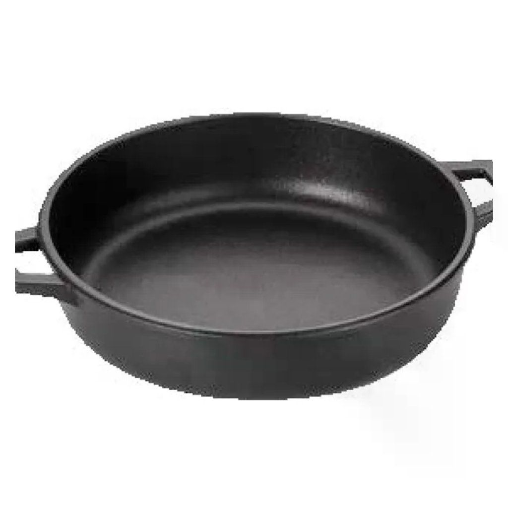 ANTIK ARS Tegame Antiaderente ANTIK ARS Linea Nera, 30 cm, con 2 Manici