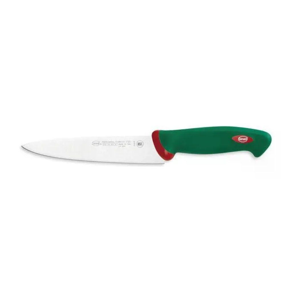 Sanelli Premana Professional – Coltello da cucina, lama 18 cm, manico verde