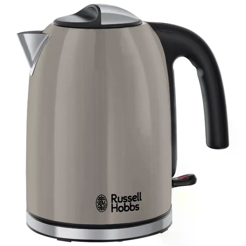 Russell Hobbs Colours Plus Moka Bollitore Elettrico 1,7 L 2400 W Nero e Crema