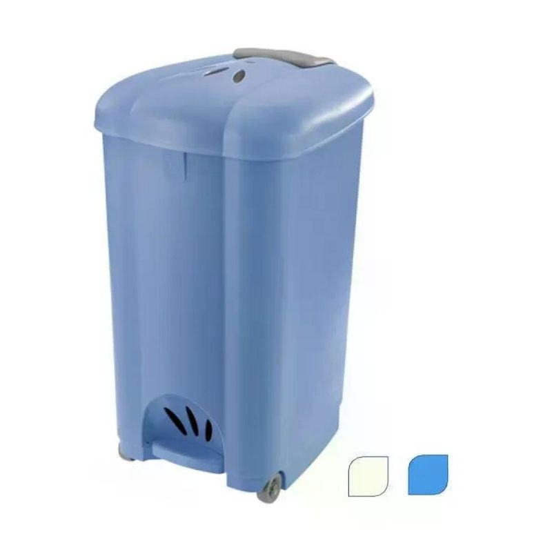 Tontarelli Carolina TON678 Pattumiera a Pedale 50 L Panna