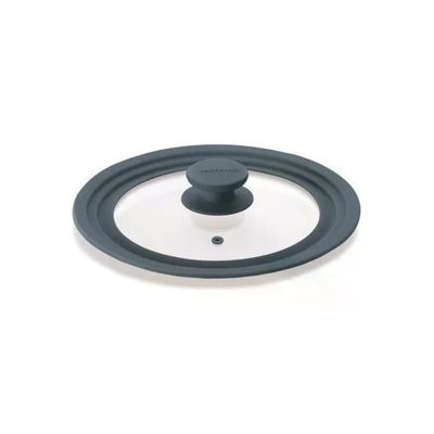 Tescoma Unicover 619121 – Coperchio universale in vetro e silicone, 20/22/24 cm