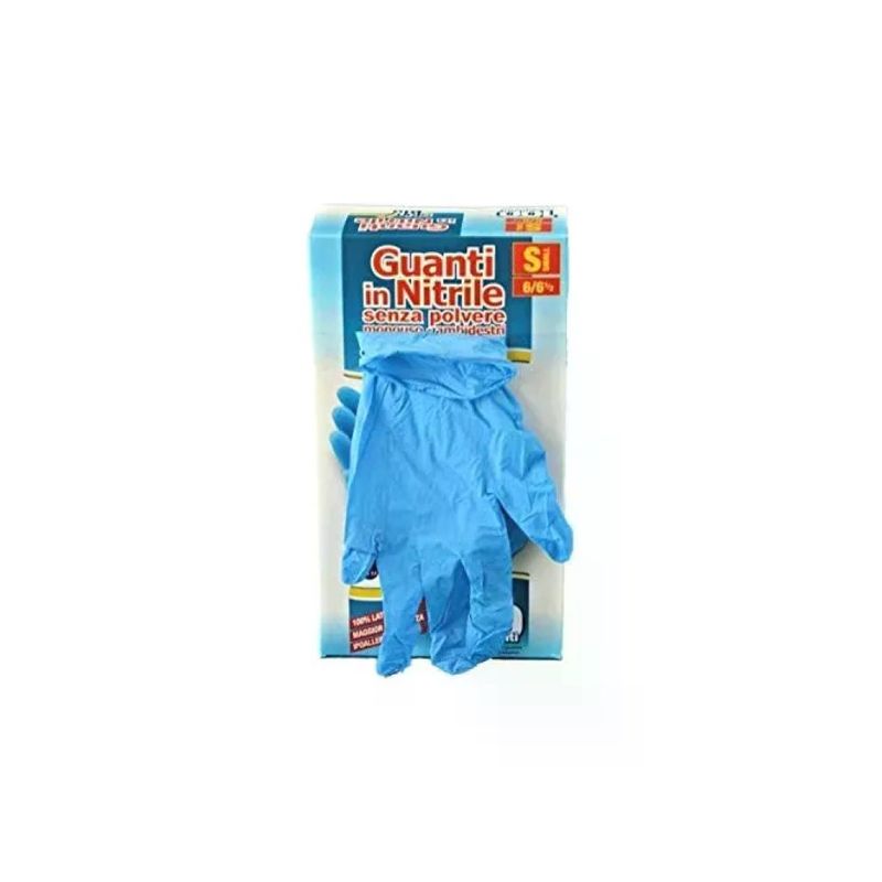 Vigor-Blinky Guanti Monouso in Nitrile Skinblu, Taglia M, 100 Pezzi Vigor-Blinky Guanti Monouso in Nitrile Skinblu, Taglia M, 100 Pezzi