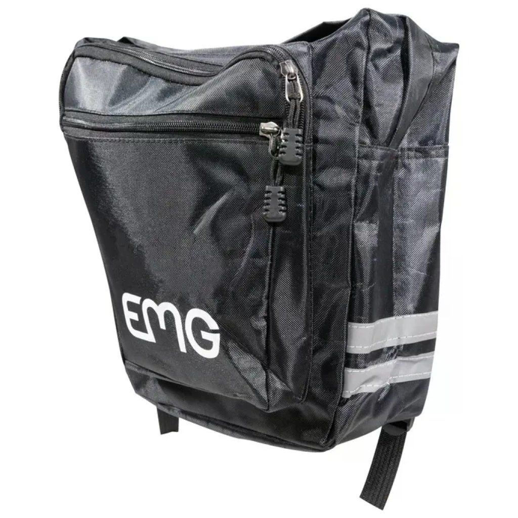ELETRIC MOVING GREEN EMG Borsa Doppia per Bicicletta 30 Litri Nera ELETRIC MOVING GREEN EMG Borsa Doppia per Bicicletta 30 Litri Nera