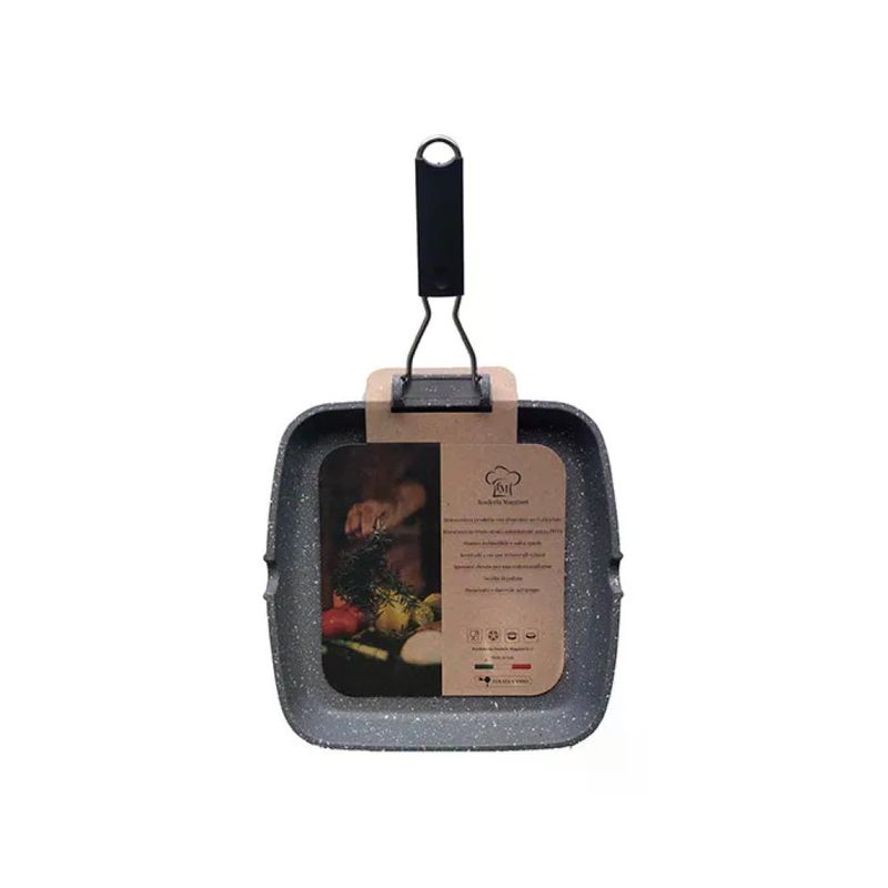 MAGGIORI Fonderia Maggiori Bordoalto – Bistecchiera antiaderente 28 × 28 cm