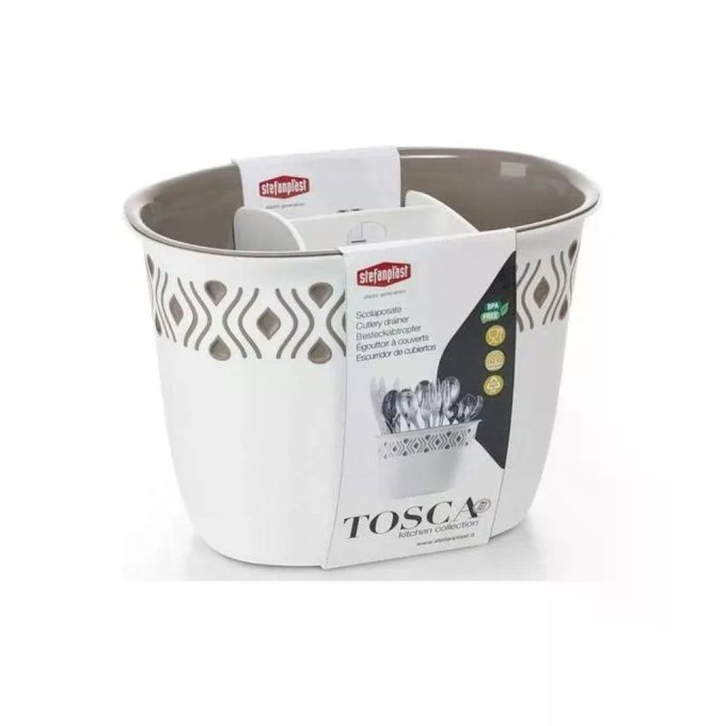 Stefanplast Tosca Scolaposate in Resina Tortora, 19,5 × 13,5 cm