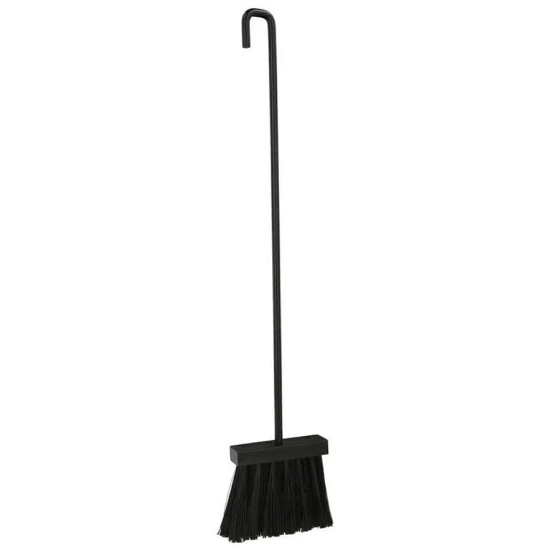 MILLE 50003 Scopino per Camino in Ferro Nero, 55 cm