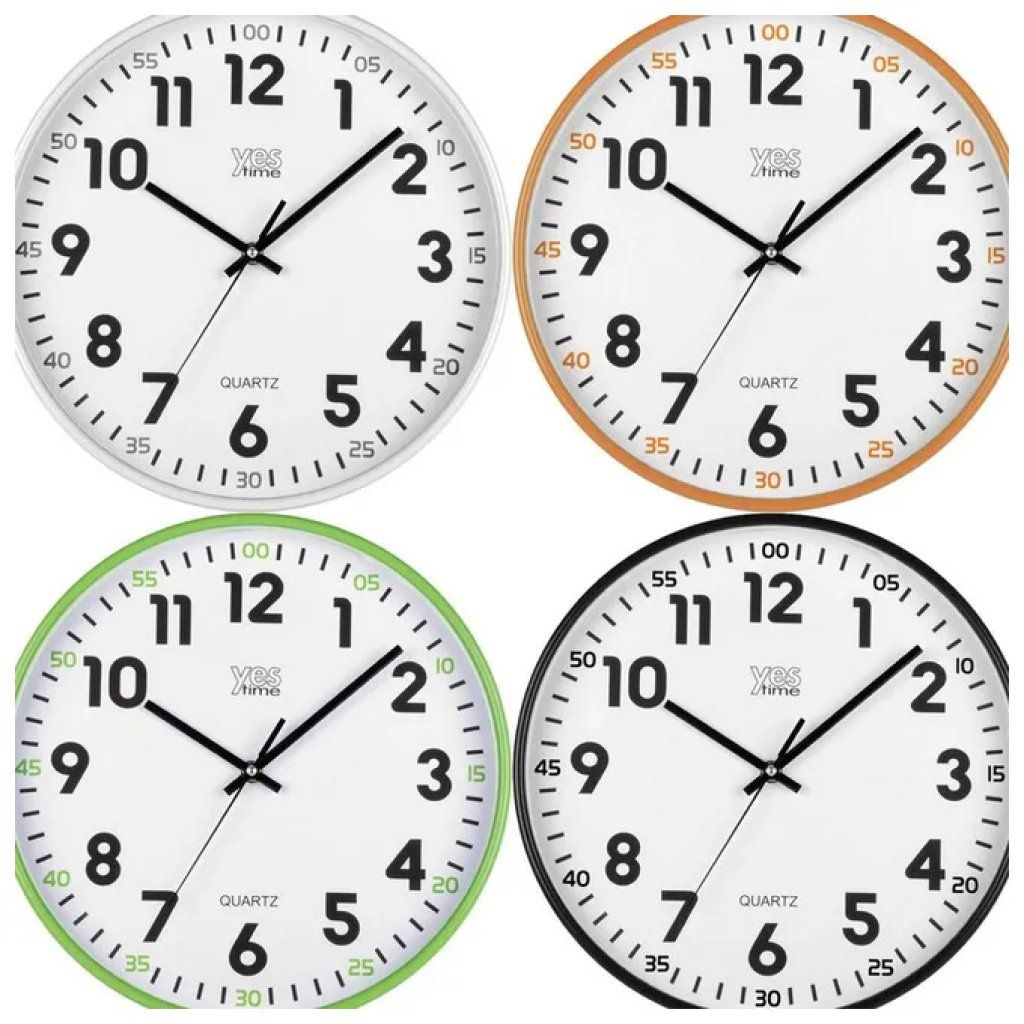 LOWELL Orologio da Parete LOWELL 30 cm in ABS, Colore Assortito