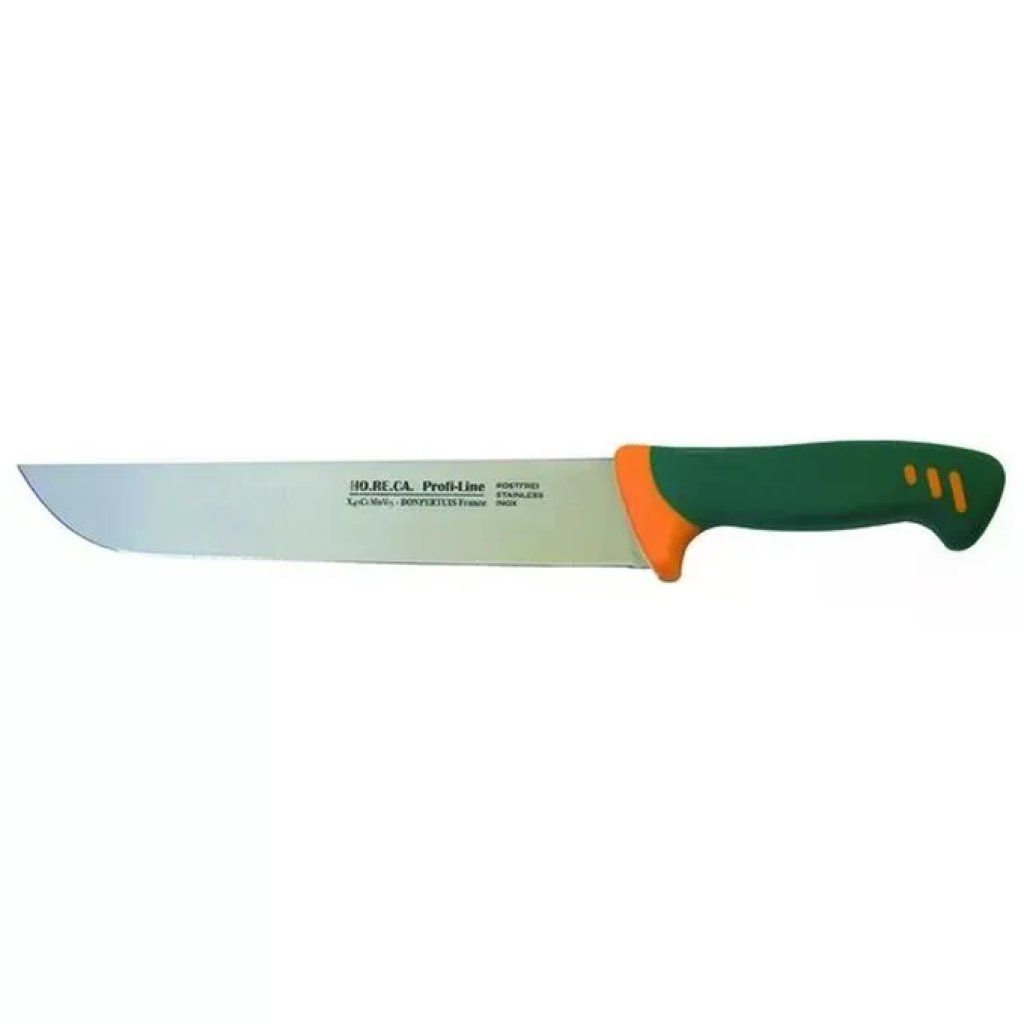 Marietti Profi-Line BUT26 Coltello da Macellaio, Lama 26 cm, Manico Antiscivolo Verde e Arancione Marietti Profi-Line BUT26 Coltello da Macellaio, Lama 26 cm, Manico Antiscivolo Verde e Arancione