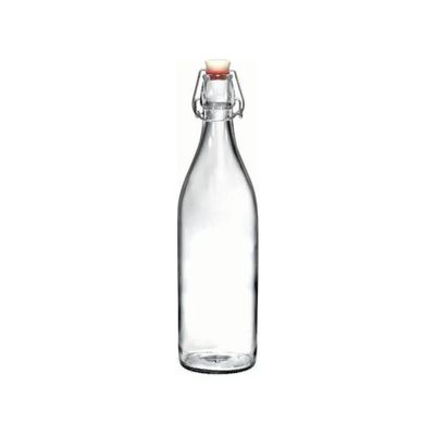 Bormioli Rocco Giara Bottiglia in Vetro 1 L con Tappo Meccanico Bormioli Rocco Giara Bottiglia in Vetro 1 L con Tappo Meccanico