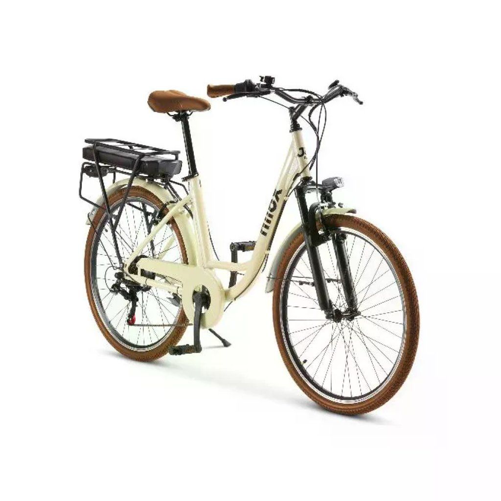 Nilox J5 Pro Bicicletta Elettrica 26” Beige e Marrone