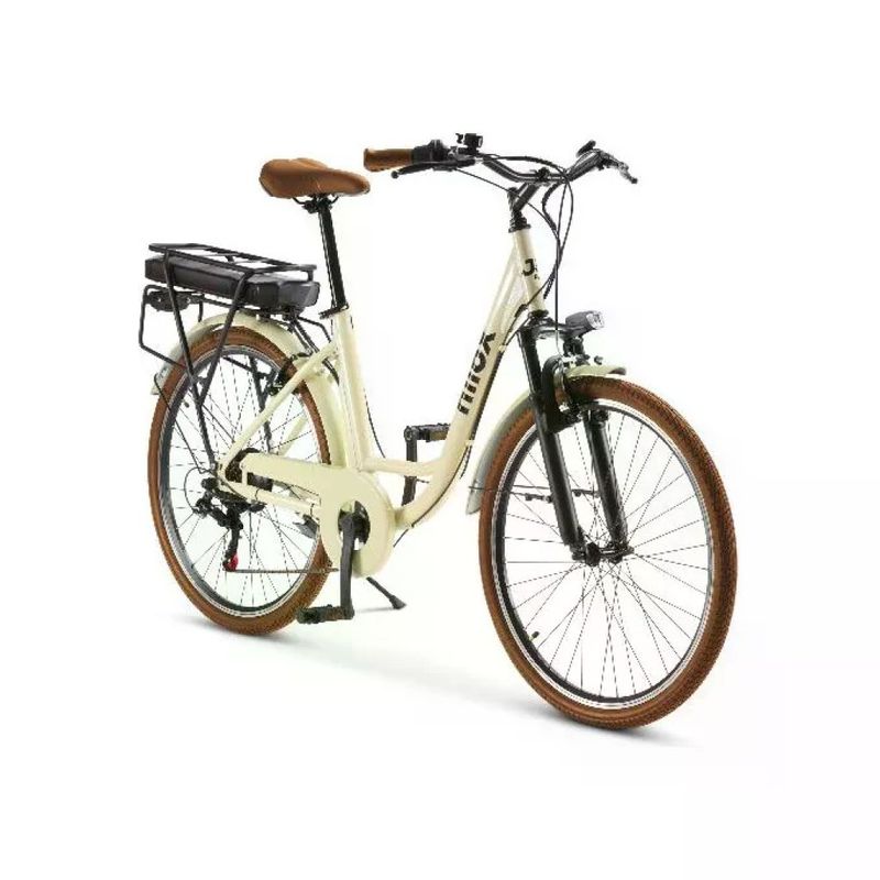 Nilox J5 Pro Bicicletta Elettrica 26” Beige e Marrone