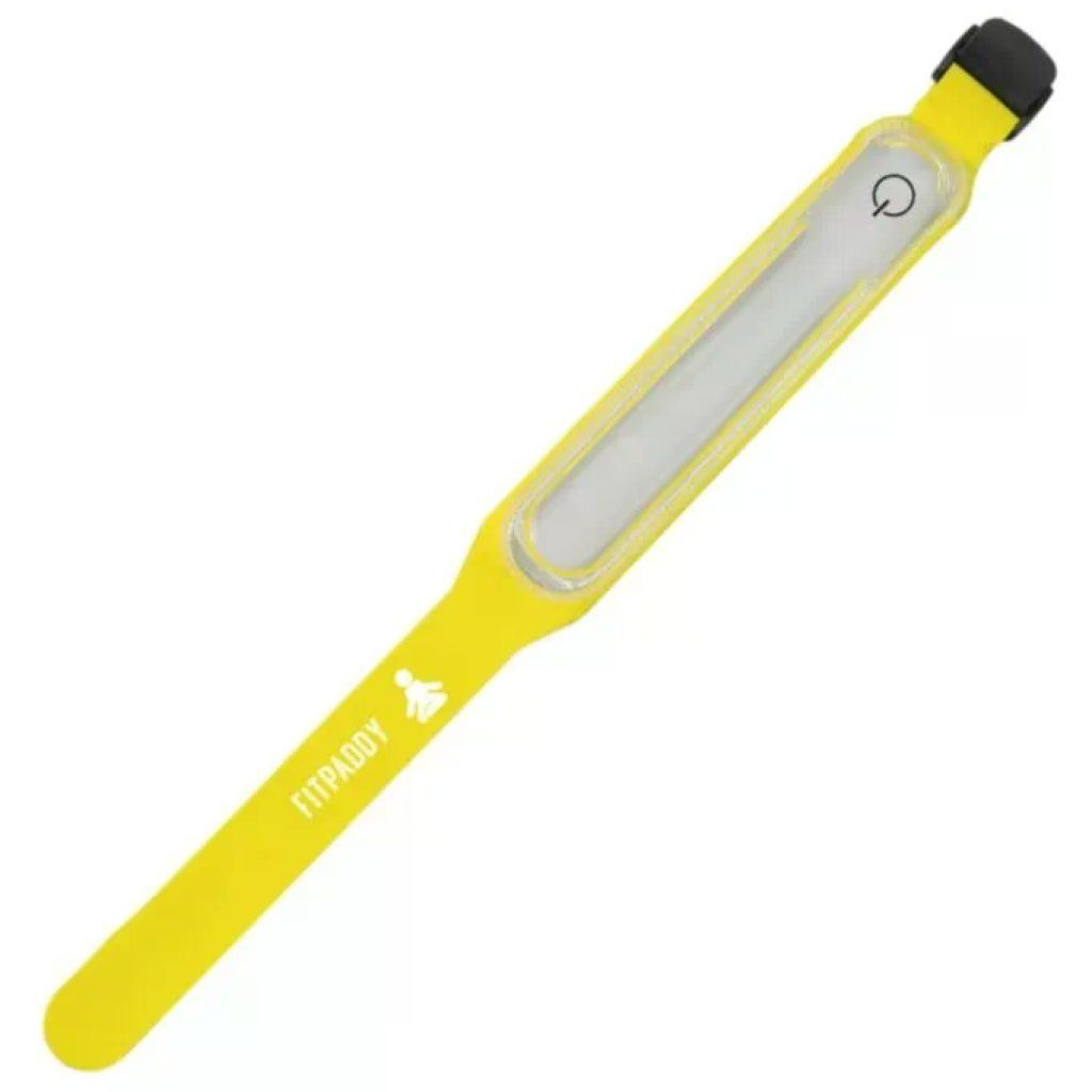 FITPADDY Fascia LED Regolabile da Braccio Gialla