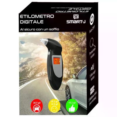 YEPPON Etilometro Digitale Portatile con 5 Bocchini