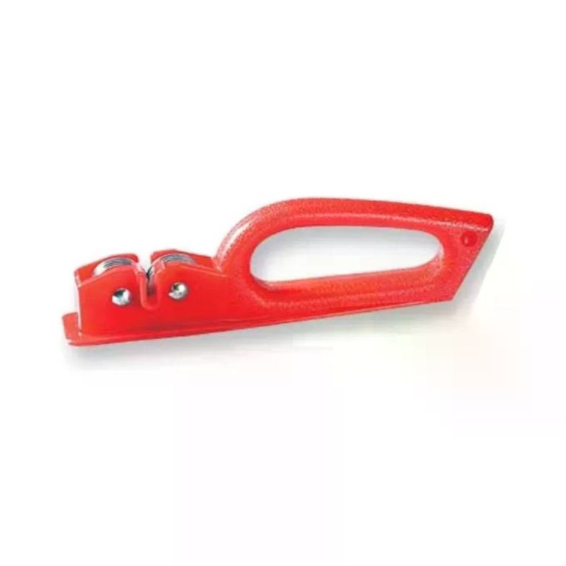 Rigamonti Diamant Affilacoltelli Manuale a Rotelle, 19 cm, Rosso