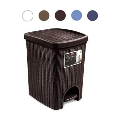 Stefanplast Elegance Pattumiera a Pedale Moka 20 L