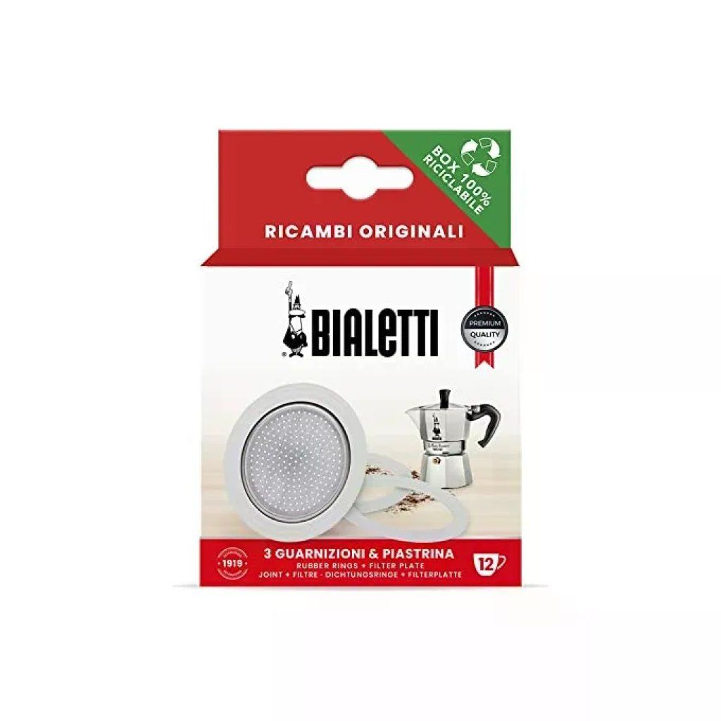 Bialetti Set Ricambi Moka Express 12 Tazze Bialetti Set Ricambi Moka Express 12 Tazze