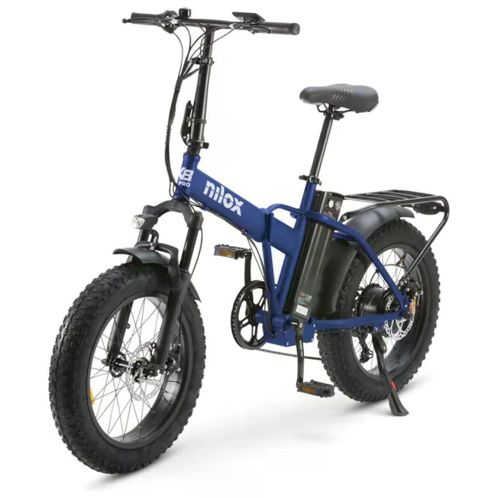 Nilox X8 Pro Fat Bike Elettrica Pieghevole 20x4, Blu Nilox X8 Pro Fat Bike Elettrica Pieghevole 20x4, Blu