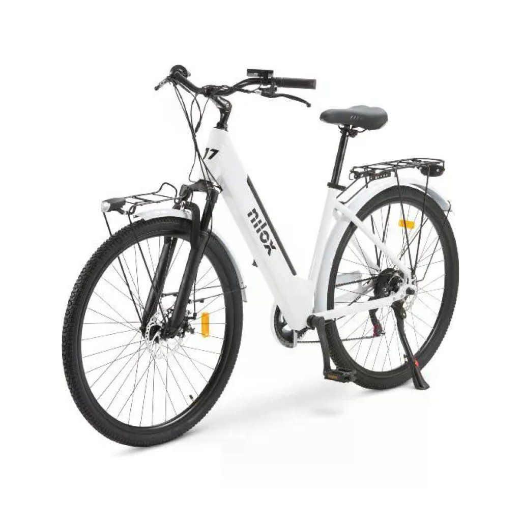Nilox J7 Bicicletta Elettrica 28” Bianca in Alluminio Nilox J7 Bicicletta Elettrica 28” Bianca in Alluminio