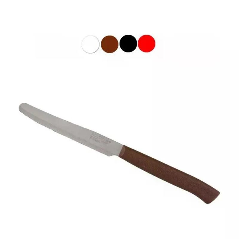 Marietti Coltelli da Tavola Lisci Neri, Set da 6