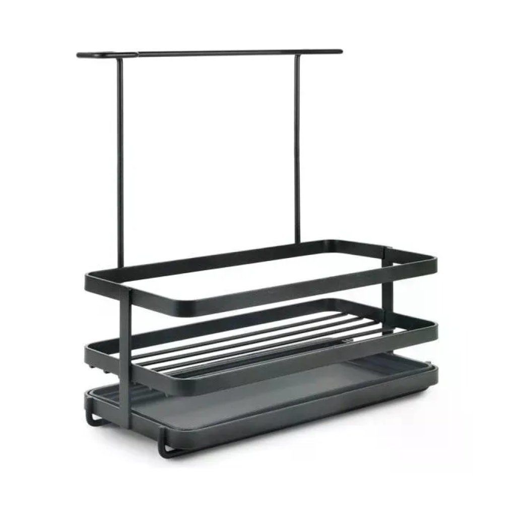 Metaltex Tokyo Lava Organizer per Lavello Nero