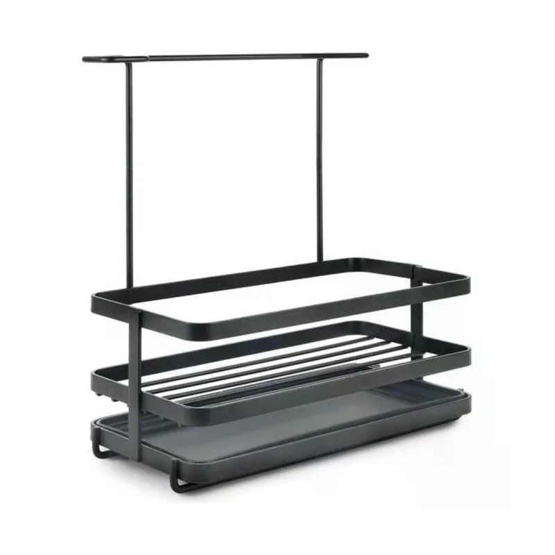 Metaltex Tokyo Lava Organizer per Lavello Nero