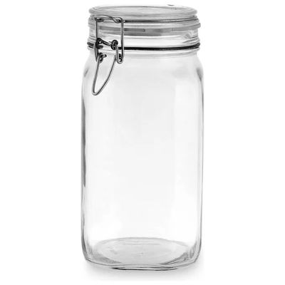 Bormioli Rocco Fido Barattolo Ermetico in Vetro, 1,5 L