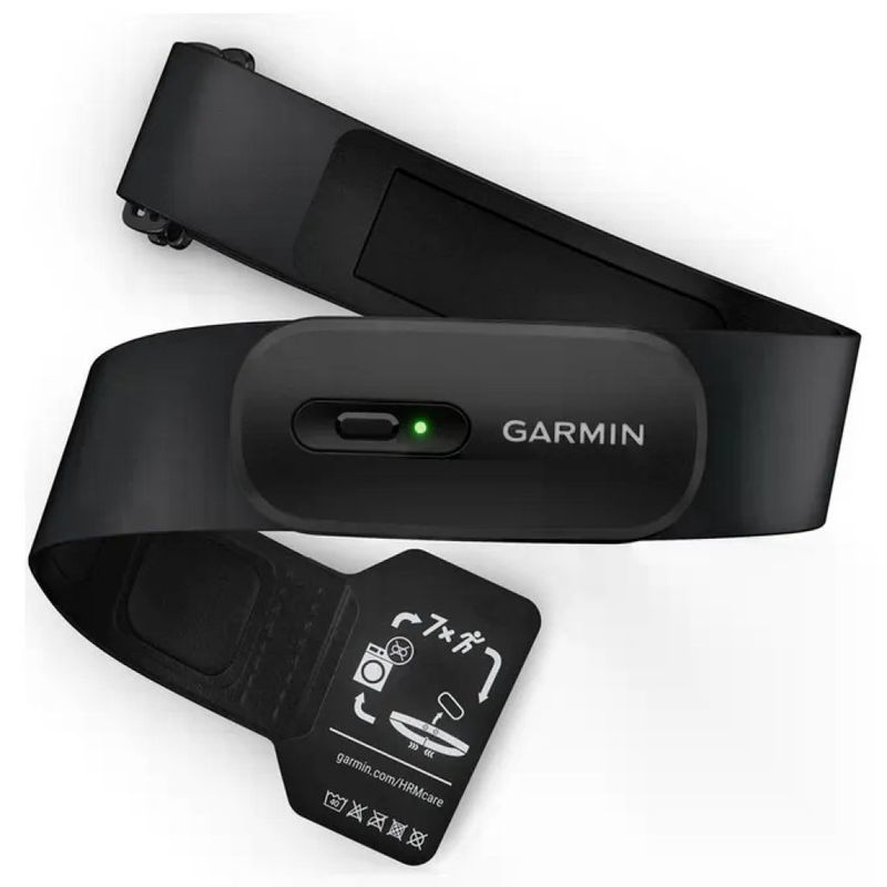 Garmin HRM 200 Fascia Cardiofrequenzimetro Bluetooth e ANT+ Nera