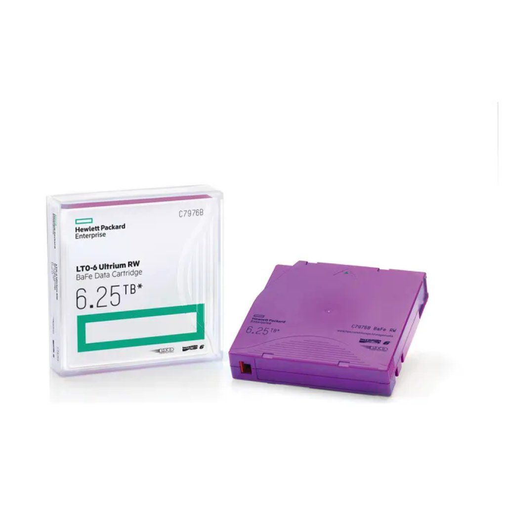 HP HPE C7976A Cartuccia dati LTO-6 Ultrium, 6,25 TB, viola HP HPE C7976A Cartuccia dati LTO-6 Ultrium, 6,25 TB, viola