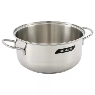 Barazzoni Bonita Casseruola in Acciaio Inox, 16 cm, 2 Manici