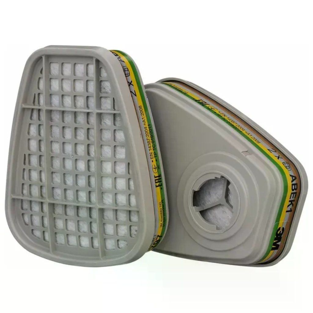 3M 7000034747 Filtro per Mascherina 6200 6059 32 pz colore Grigio