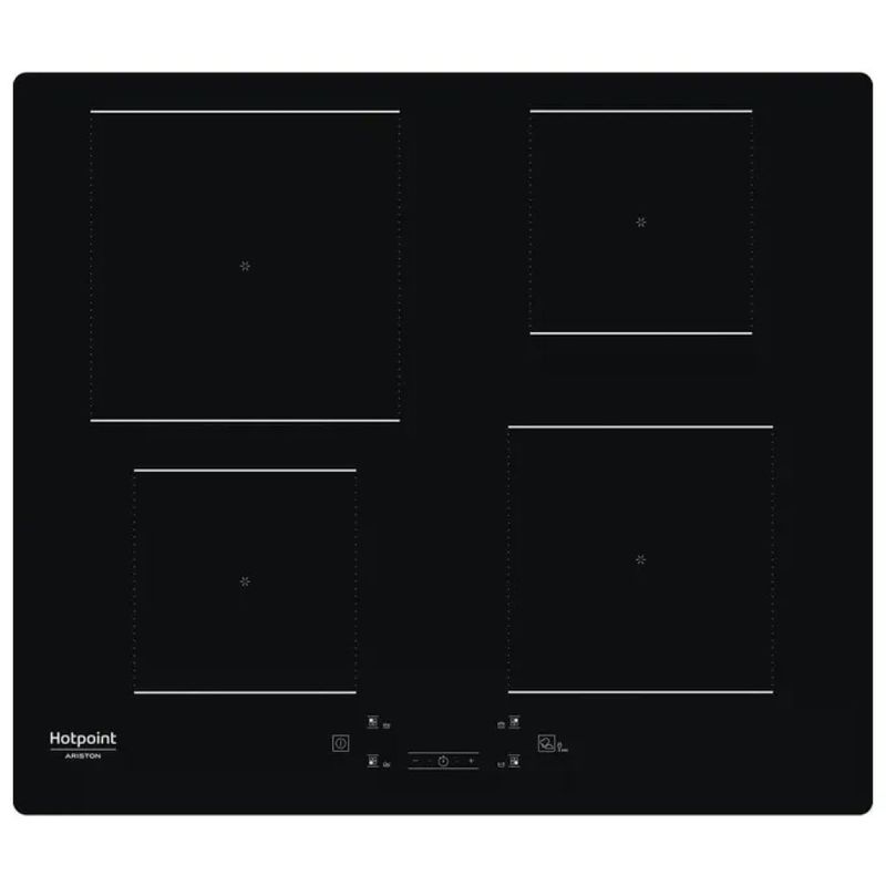 Hotpoint HQ5660SNE Piano Cottura a Induzione 60 cm Nero