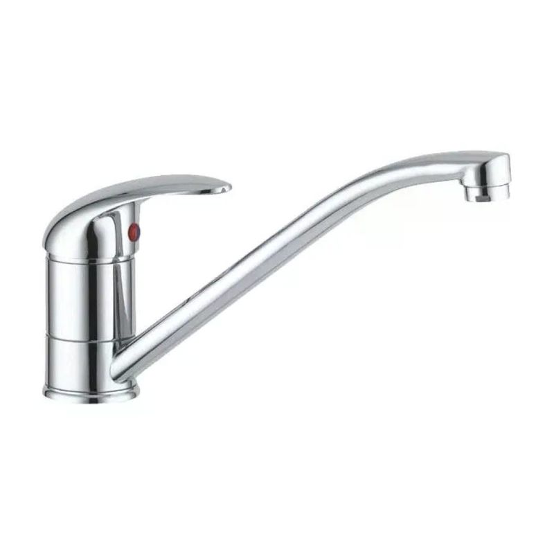 EURORAMA Miscelatore per Lavello con Collo Girevole, Cromo