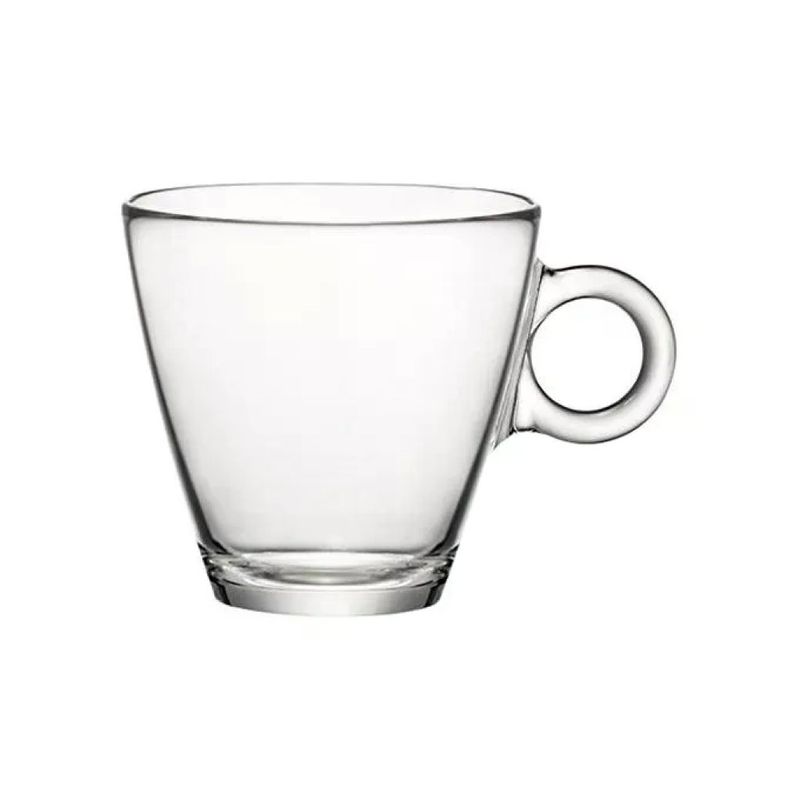 Bormioli Easy Bar – Tazzina da espresso in vetro, 10 cl
