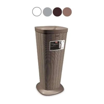 Stefanplast Elegance Portaombrelli Effetto Rattan Grigio, 25,5 × 25,5 × 57 cm Stefanplast Elegance Portaombrelli Effetto Rattan Grigio, 25,5 × 25,5 × 57 cm