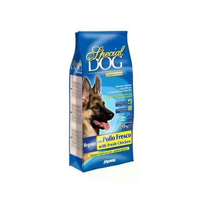Monge 800947000769 Special Dog Crocchette per Cani Adulti con Pollo Fresco 15 Kg Formula