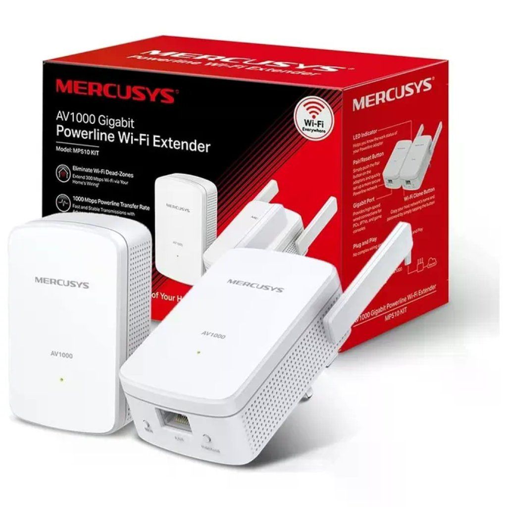 Mercusys MP510 KIT Powerline Wi-Fi AV1000 Gigabit