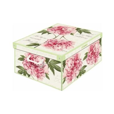 Lavatelli Scatola Portaoggetti Peonie 50 × 39 × 24 cm Lavatelli Scatola Portaoggetti Peonie 50 × 39 × 24 cm