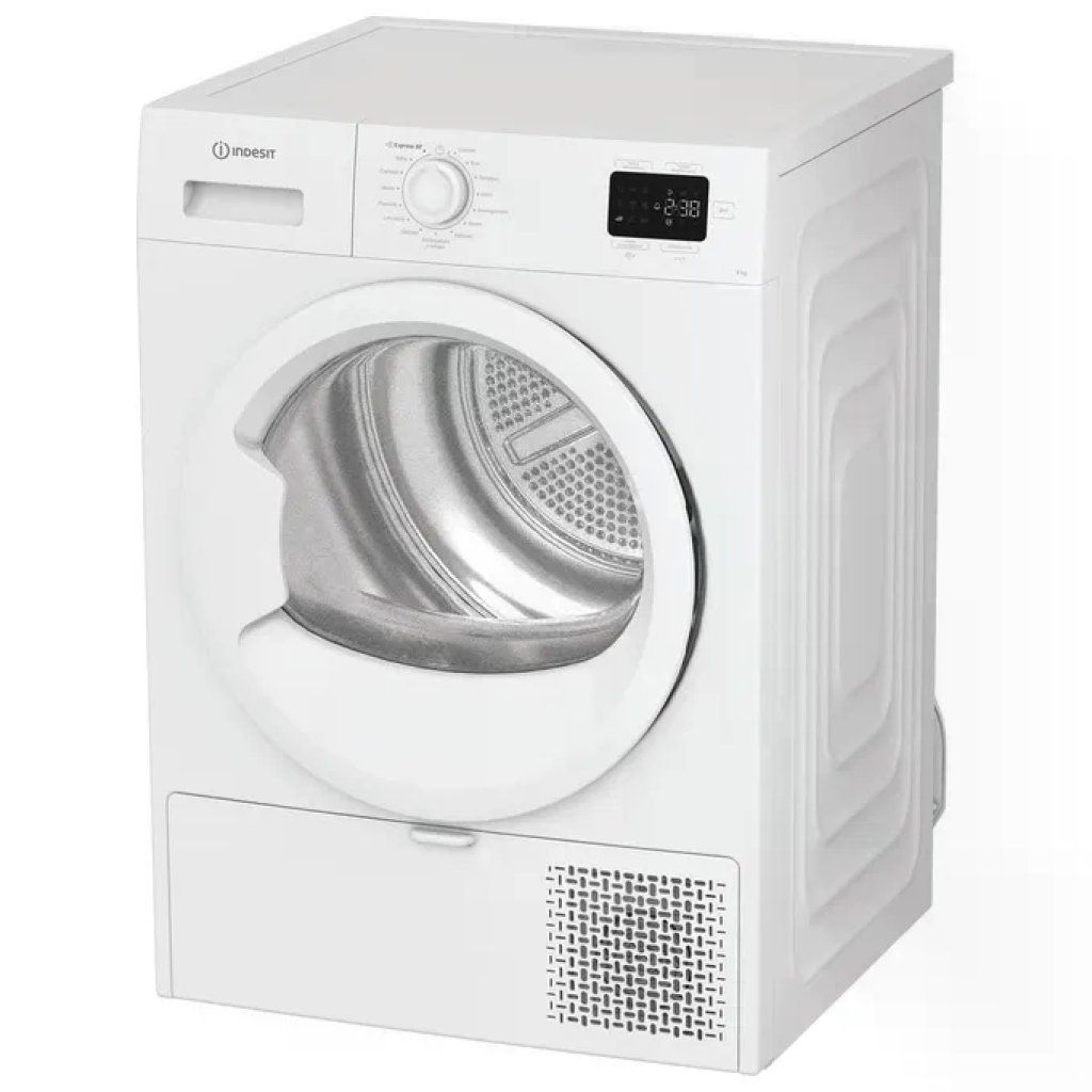 Indesit C YD 92D WW IT Asciugatrice Pompa di Calore 9 Kg Classe E 64 dB Partenza Differita QuickDry Indesit C YD 92D WW IT Asciugatrice Pompa di Calore 9 Kg Classe E 64 dB Partenza Differita QuickDry