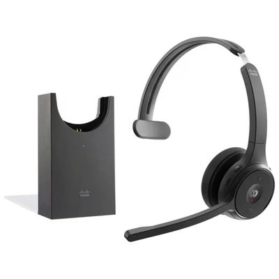 Cisco Cuffie Mono Wireless Pulsante Webex Adattatore USB-A Base Ricarica HS-WL-721-BUNAS-C