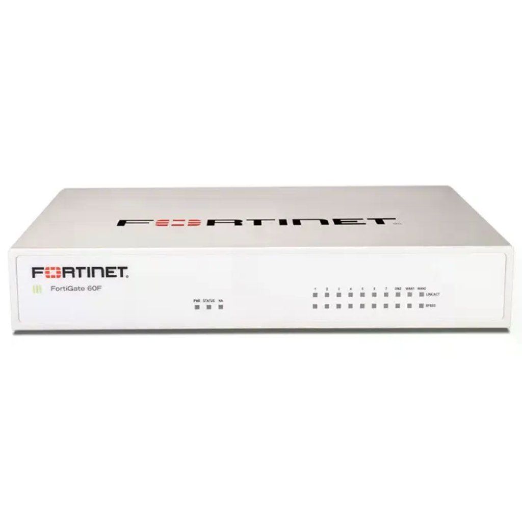 Fortinet FG61F Firewall 10 Gbps 700 Mbps Protezione Minacce FortiGate-61F