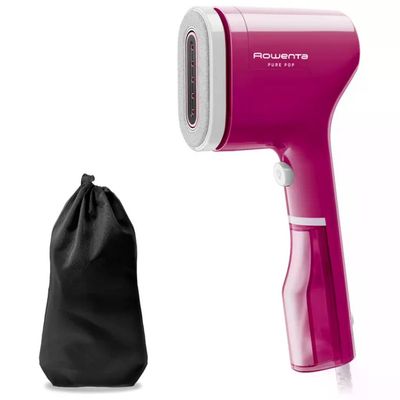 Rowenta Pure Pop DR2023 Stiratrice a Vapore Portatile 1300 W, Rosa